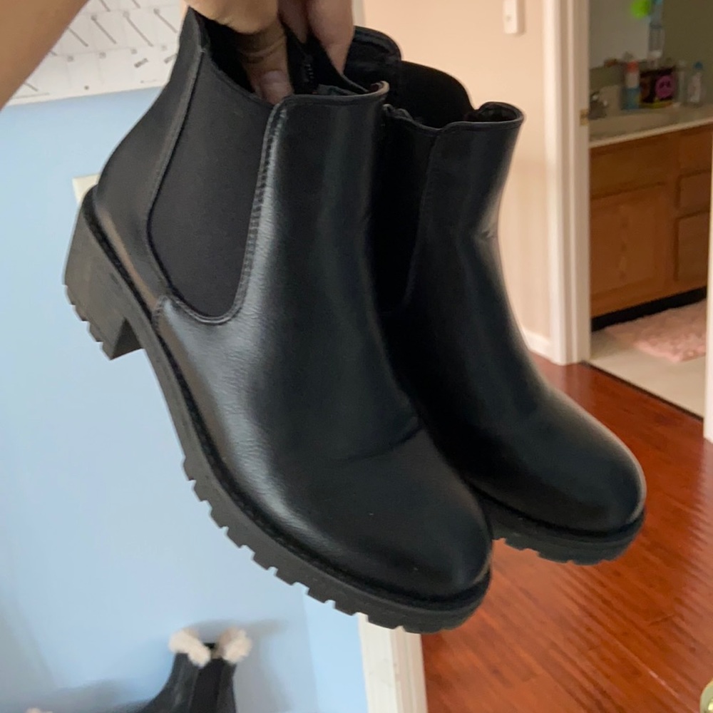 Black boots
